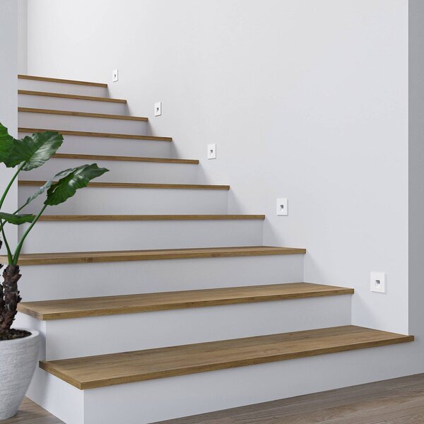 Oprawa wpuszczana LED Arcchio Vexi, 7,5 cm x cm, biała, CCT Vexi Arcchio, możliwość ściemniania, biały / opal, salon / jadalnia, aluminium, nowoczesny