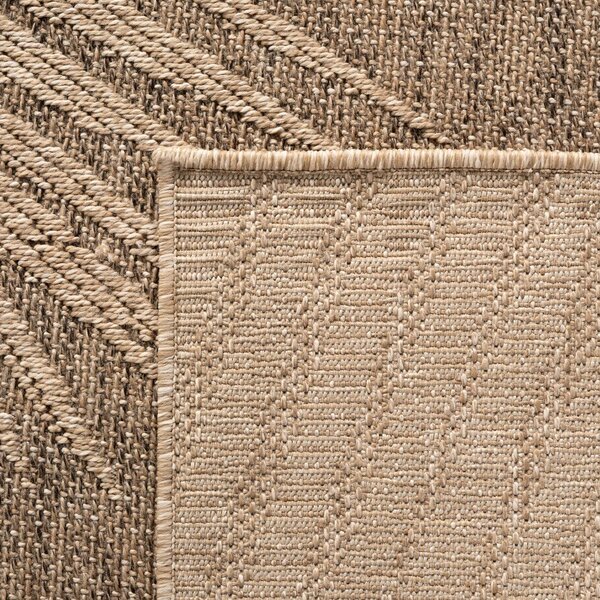 Brązowy okrągły dywan odpowiedni na zewnątrz ø 120 cm Timber 1403 – Ayyildiz Carpets