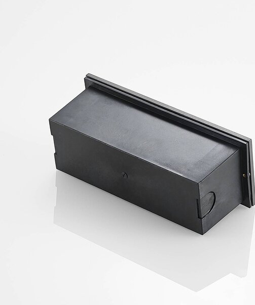 Lucande Lachlain oprawa wpuszczana ścienna LED, aluminiowy / szary / cynkowy, aluminium, nowoczesny
