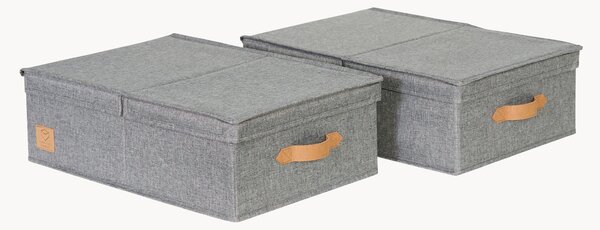 Komplet pudełek do przechowywania z pokrywkami Premium, 2 elem