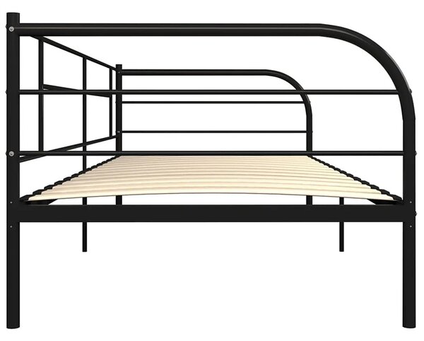 Czarne metalowe łózko 90x200 cm L7-T87