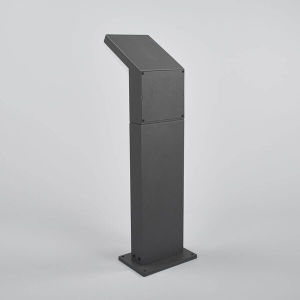 Arcchio słupek oświetleniowy LED Yolena, czujnik, 60 cm, antracytowy Yolena, czarny, aluminium, nowoczesny