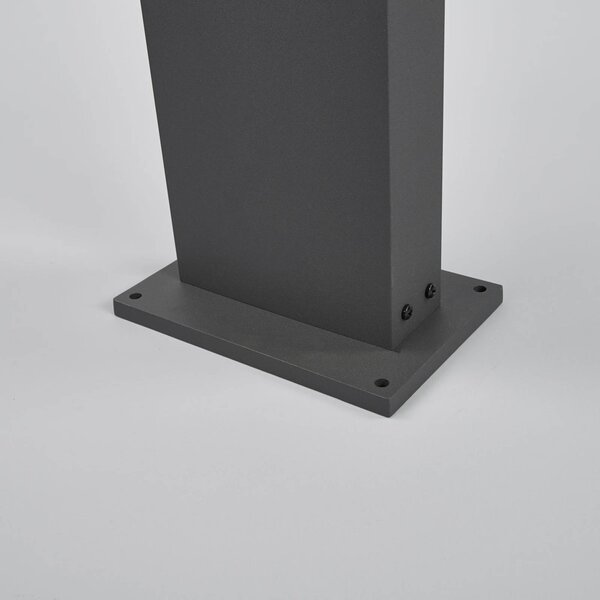 Arcchio słupek oświetleniowy LED Yolena, czujnik, 60 cm, antracytowy Yolena, czarny, aluminium, nowoczesny