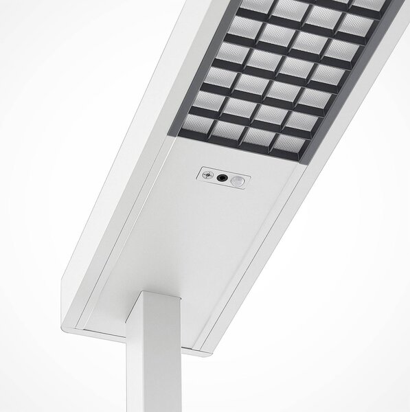 Lampa stojąca Susi Arcchio, możliwość ściemniania, biały / opal, biuro, aluminium, nowoczesny