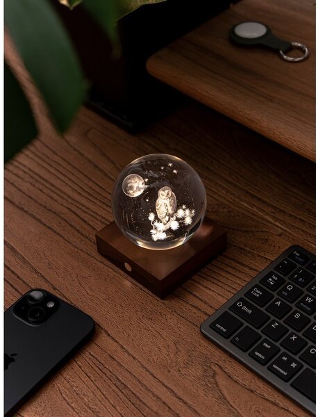 Dekoracja świetlna na USB ø 8 cm Amber – Gingko