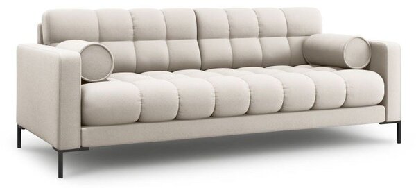 Beżowa rozkładana sofa ze schowkiem 222 cm Bali – Cosmopolitan Design