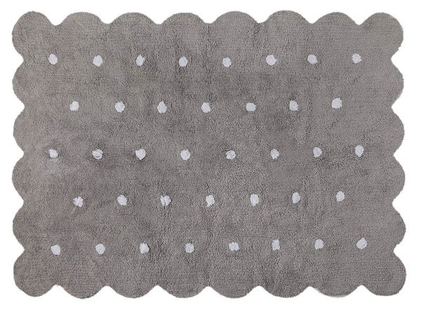 Szary dziecięcy dywan-ciasteczko GALLETA Gris/Grey 120x160cm