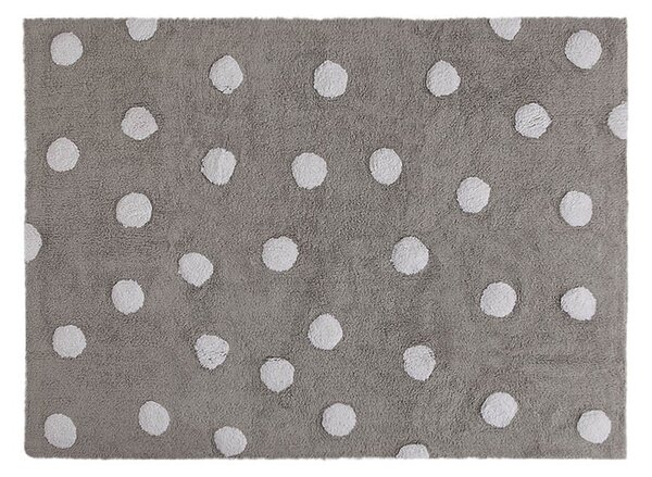 Dziecięcy dywan w klasyczne kropki TOPOS Gris/Grey 120x160cm