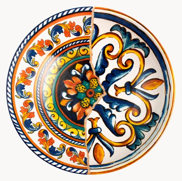 Komplet talerzy głębokich Positano, 4 elem