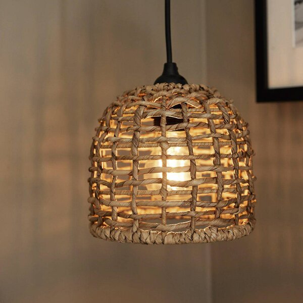 PR Home Lampa wisząca Cebu, możliwość ściemniania, jasne drewno, salon / jadalnia, drewno, dworkowy / rustykalny