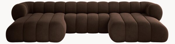 Sofa panoramiczna z aksamitu Koge (6-osobowa)