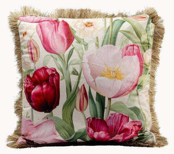 Poduszka z aksamitu Tulips