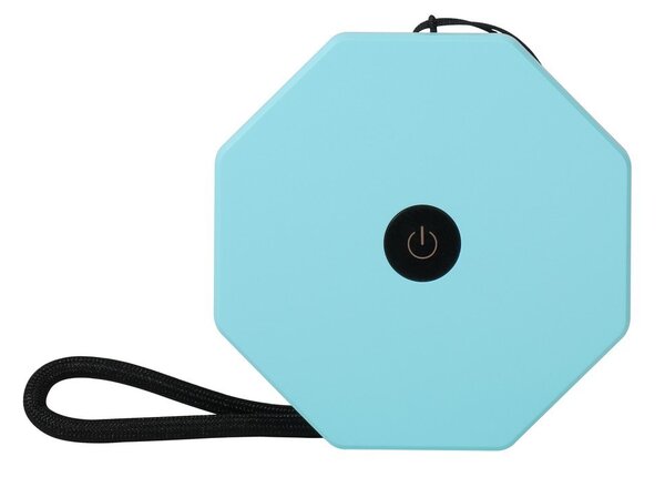 Biało-turkusowa dekoracja świetlna na USB ø 8 cm Twist – Gingko