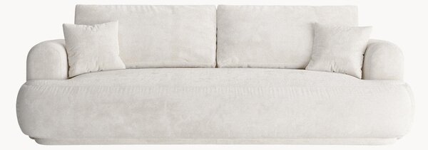 Sofa rozkładana Bouclé z miejscem do przechowywania Ella (3-osobowa), S 253 cm