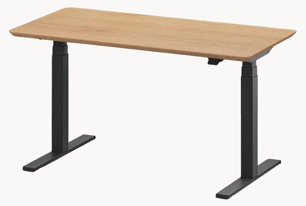 Ręcznie wykonane biurko z drewna z regulacją wysokości Standing Desk Pro