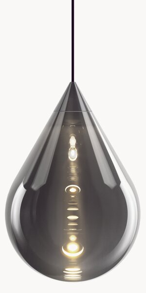 Lampa wisząca ze szkła dmuchanego z funkcją przyciemniania Flare