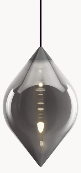 Lampa wisząca ze szkła dmuchanego z funkcją przyciemniania Flare