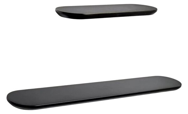 Czarne półki zestaw 2 szt. 55 cm Arely – Kave Home