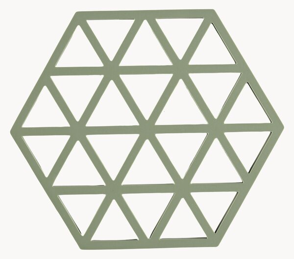 Komplet podstawek z silikonu Triangles, 6 elem