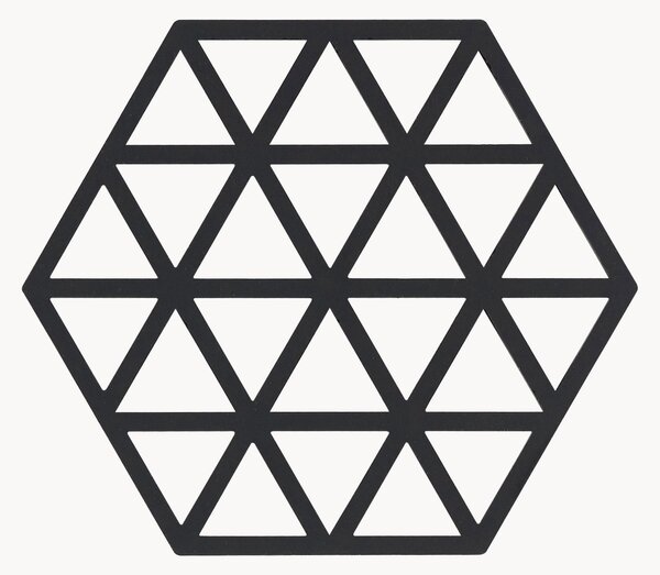 Komplet podstawek z silikonu Triangles, 6 elem