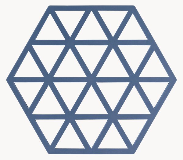 Komplet podstawek z silikonu Triangles, 6 elem