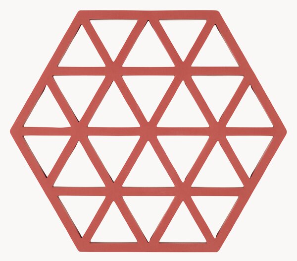 Komplet podstawek z silikonu Triangles, 6 elem