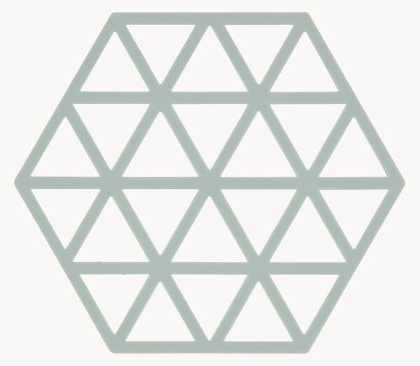 Komplet podstawek z silikonu Triangles, 6 elem