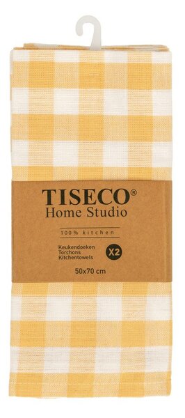 Bawełniane ścierki zestaw 2 szt. 50x70 cm Gingham – Tiseco Home Studio