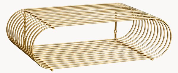 Półka ścienna z metalu Curva, S 40 cm