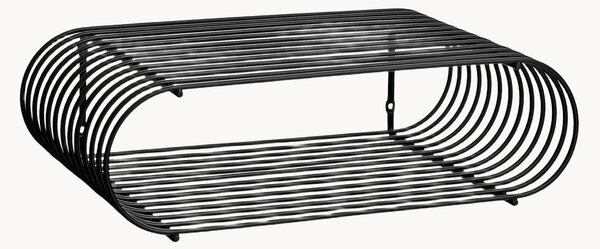 Półka ścienna z metalu Curva, S 40 cm