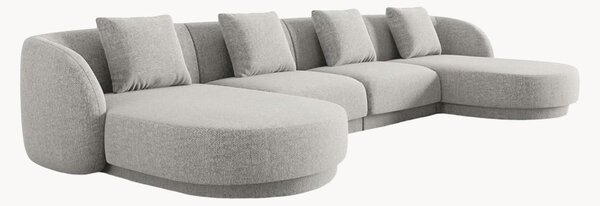 Sofa panoramiczna z szenilu Tulum (5-osobowa)