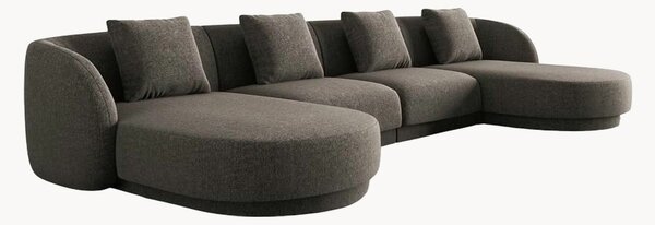 Sofa panoramiczna z szenilu Tulum (5-osobowa)