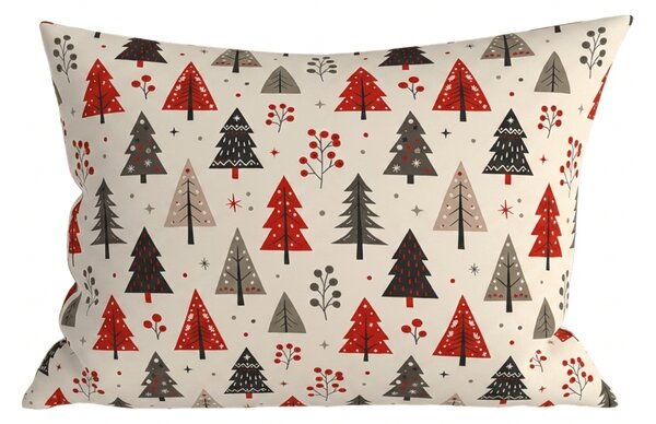 Poszewka na poduszkę z mikrofibry MERRY TREE 70x90 cm, kolorowa