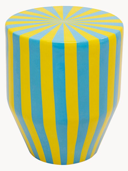 Okrągły stolik pomocniczy Candy Stripes