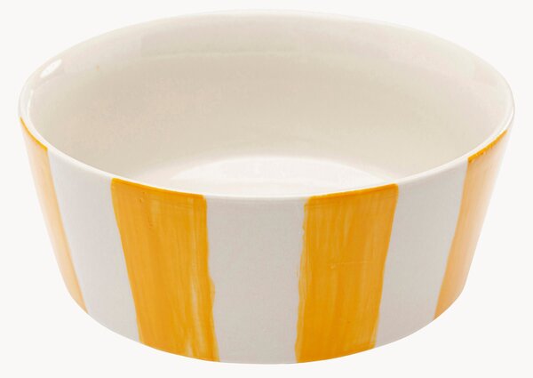 Komplet ręcznie malowanych miseczek Cocina Stripes, 4 elem
