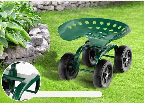 Obrotowy taboret ogrodowy 360°