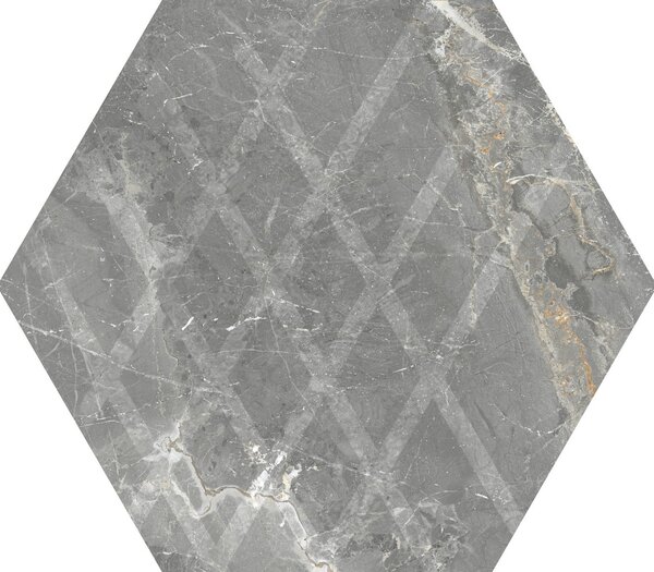Marvelstone Light Grey Heksagon Gres Szkl. Mat. 19,8x17,1