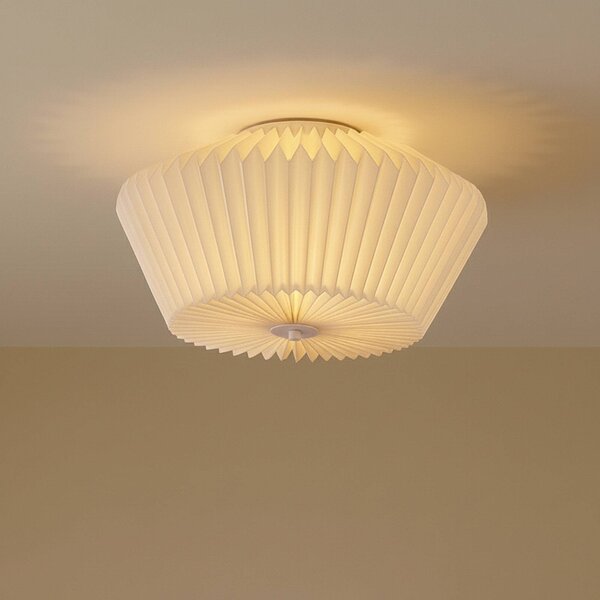 Lampa sufitowa Magali Lindby, możliwość ściemniania, biały / opal, salon / jadalnia, papier / lunolit / lunopal