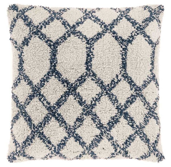 Poduszka dekoracyjna MELANIE 45x45 cm, niebieska