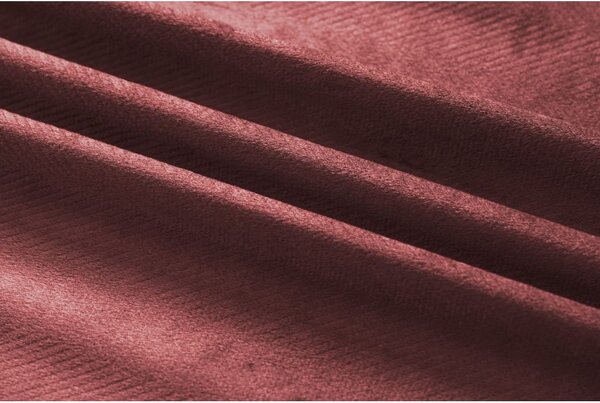 Zasłona zaciemniająca ELVIO VELVET 140x250 cm, staroróżowa Zawieszanie: Metalowe pierścienie