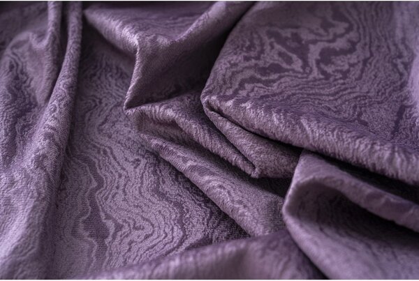 Zasłona zaciemniająca DUNES VELVET 140x250 cm, fioletowy Zawieszanie: Taśma z wiązaniami