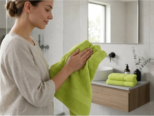 Ręcznik CLARYSSE ELEGANCE 70x140 cm zielony, 100% bawełna