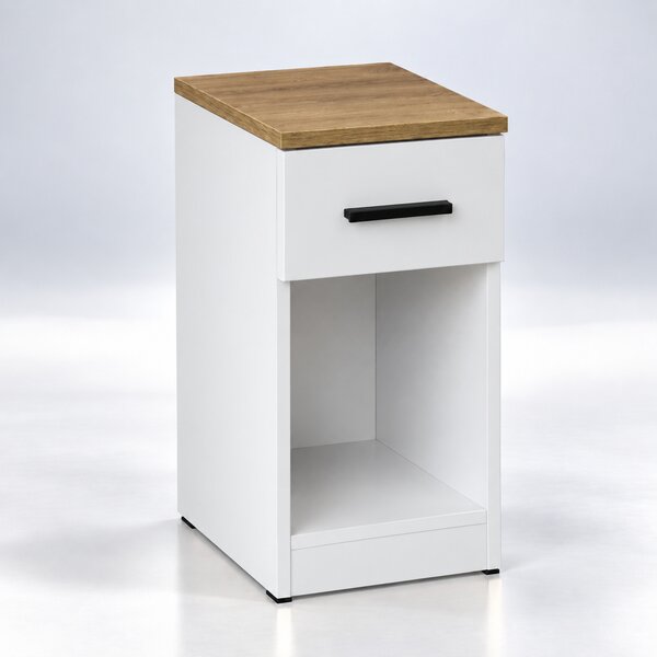 Szafka nocna KOLUMNA 1S 29 cm – 1 szuflada i wysoka wnęka | ArtD Home