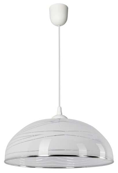 Biała kuchenna lampa wisząca - S735-Ankona