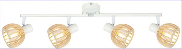 Biała skandynawska lampa sufitowa listwa - 3X K091 S2-D94