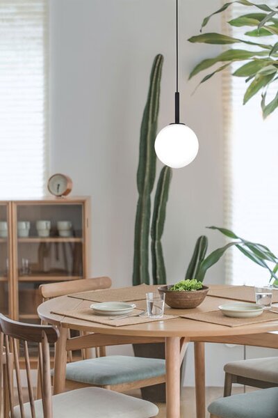 Lampa wisząca szklana kula 14 cm - 2X S764 L5-H79