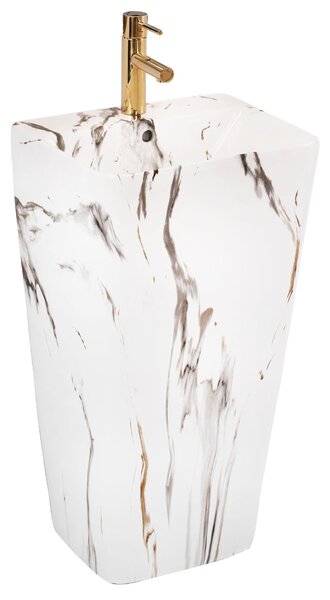 Umywalka Ceramiczna Wolnostojąca ARIS Marble