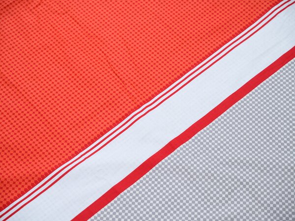 Pościel z bawełny renforcé TABITA czerwone Rozmiar pościeli: 2 szt 80 x 80 cm | 200 x 200 cm