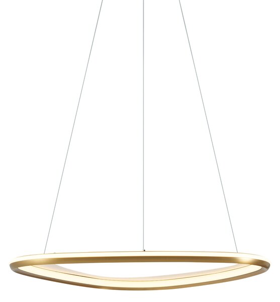 Designerska lampa wisząca złota z 3-stopniową regulacją ściemniania - Organico