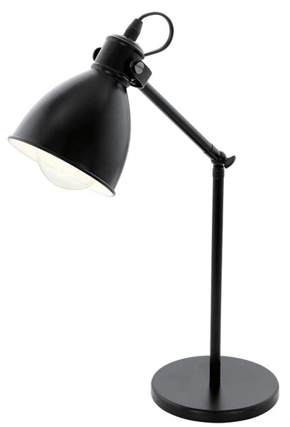 EGLO Lampa stołowa PRIDDY, czarna i biała, 49469